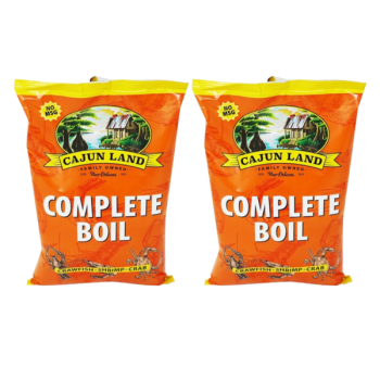 Cajun Land Complete Boil seafood seasoning 4 lb pack of 2