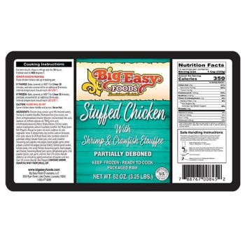 Big Easy Stuffed Chicken Shrimp & Crawfish Etouffee Big Easy Stuffed Chicken Shrimp & Crawfish Etouffee