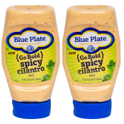 Blue Plate Spicy Cilantro Squeeze 12 Oz Pack of 2 Blue Plate Spicy Cilantro Squeeze 12 Oz Pack of 2