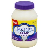 Blue Plate Light Mayonnaise with Greek Yogurt 30 oz Blue Plate Light Mayonnaise with Greek Yogurt 30 oz
