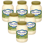 Blue Plate Olive Oil Mayonnaise 30 oz Pack of 6 Blue Plate Olive Oil Mayonnaise 30 oz Pack of 6