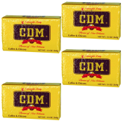 CDM Dark Roast Coffee & Chicory (Auto Drip) 13 oz Brick Pack of 4