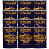 Cafe Du Monde French Roast Coffee 12 Pack