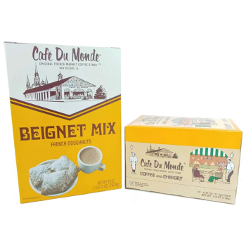 Cafe du Monde Beignet Mix And Single Serve Coffee & Chicory Boxed Set Cafe du Monde Beignet Mix And Single Serve Coffee & Chicory Boxed Set