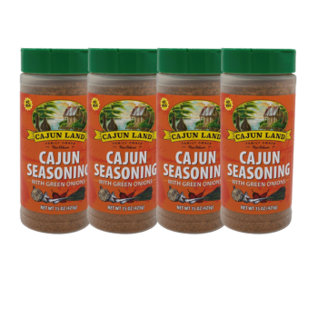 Cajun Land Cajun Seasoning with Green Onions 15 oz Pack of 4
