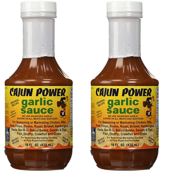 Cajun Power Garlic Sauce 16 oz Pack of 2