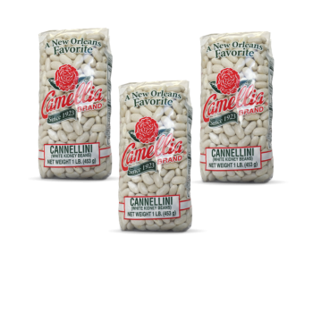 Camellia Cannellini Beans 1 lb Pack of 3