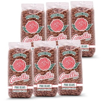 Camellia Pink Beans 1 lb - 6 Pack Camellia Pink Beans 1 lb - 6 Pack