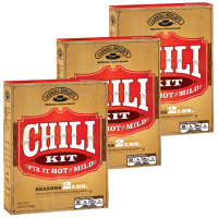 Carroll Shelby's Original Texas Chili 3.65 oz Pack of 3