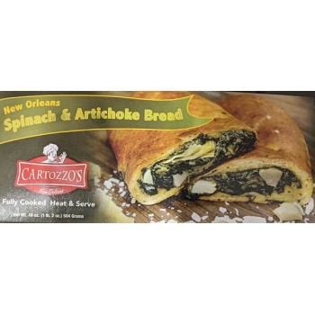 Cartozzo's Spinach & Artichoke bread Cartozzo's Spinach & Artichoke bread