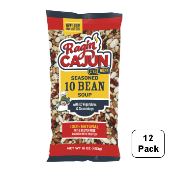 Case of Ragin Cajun Fixin's Ten Bean Soup 16 oz Case of Ragin Cajun Fixin's Ten Bean Soup 16 oz