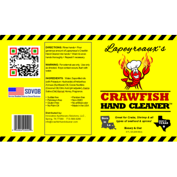 Lapeyreaux's Crawfish Hand Cleaner 4 oz