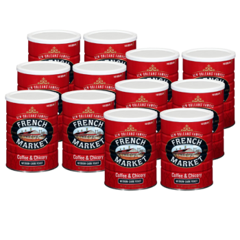 French Market Coffee & Chicory Creole Roast 12 oz Pack of 12 French Market Coffee & Chicory Creole Roast 12 oz Pack of 12