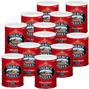 French Market Coffee & Chicory City Roast 12 oz Pack of 12