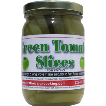 Creative Cajun Cooking Green Tomato Slices 14.5 oz Creative Cajun Cooking Green Tomato Slices 14.5 oz