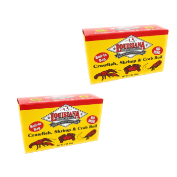Louisiana Fish Fry Boil-n-a-Bag 3 oz. Crawfish, Shrimp & Crab Boil Pack of 2 Louisiana Fish Fry Boil-n-a-Bag 3 oz. Crawfish, Shrimp & Crab Boil Pack of 2