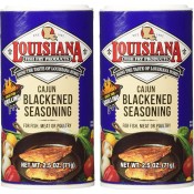 Louisiana Fish Fry Cajun Blackened Seasoning 2.5 oz Pack of 2