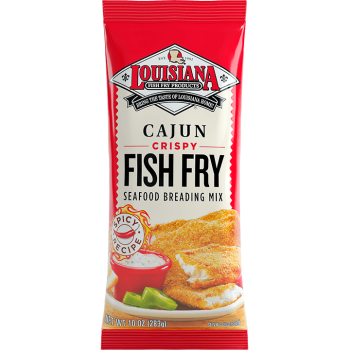 Louisiana Fish Fry Crispy Cajun Fish Fry 10 oz Bag Louisiana Fish Fry Crispy Cajun Fish Fry 10 oz Bag