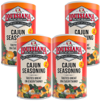 Louisiana Fish Fry Cajun Seasoning 8 oz - Pack of 4