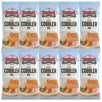 Louisiana Fish Fry Cobbler Mix 10.58 oz - Pack of 10