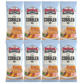 Louisiana Fish Fry Cobbler Mix 10.58 oz - Pack of 8