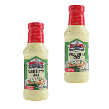 Louisiana Fish Fry Garlic Butter Sauce 10.5 oz Pack of 2