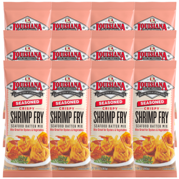 Louisiana Fish Fry Shrimp Fry Seasoned 10 oz - Pack of 12 Louisiana Fish Fry Shrimp Fry Seasoned 10 oz - Pack of 12