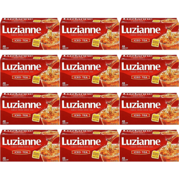 Luzianne Tea 48 cnt family Pack of 12
