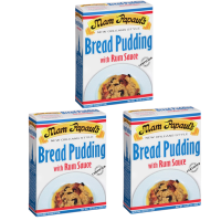 Mam Papauls Bread Pudding with Rum Sauce Pack of 3