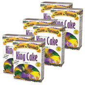 Mam Papauls Mardi Gras King Cake Mix Pack of 6