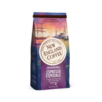 New England Coffee Captain Griswold Espresso Especiale Ground 10 oz New England Coffee Captain Griswold Espresso Especiale Ground 10 oz