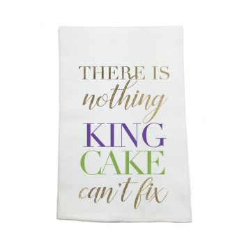 Nothing King Cake Can’t Fix Kitchen Towel Nothing King Cake Can’t Fix Kitchen Towel