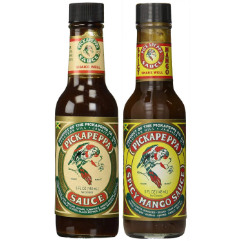 Pickapeppa Sauce Variety 2 Pack (1) Jamaican Original (1) Spicy Mango - 5 oz (Pack of 2)