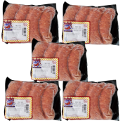 Poche's Fresh Beef & Pork Sausage 1 LB Pack of 5 Poche's Fresh Beef & Pork Sausage 1 LB Pack of 5
