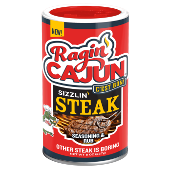 Ragin Cajun Sizzlin' Steak Seasoning 8 oz
