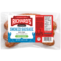 Richard's Green Onion Pork Sausage 1 lb