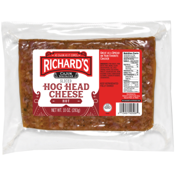 Richard's Hot Hog Head Cheese 10 oz Richard's Hot Hog Head Cheese 10 oz