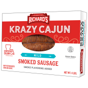 Richard's Mild Smoked Sausage 4 lb Richard's Mild Smoked Sausage 4 lb