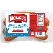 Richard's Pork & Beef Hot Sausage 1 lb