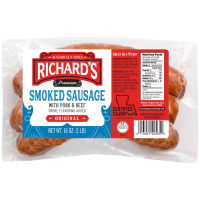 Richard's Pork & Beef Sausage 1 lb
