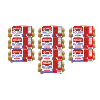 Richard's Pork Boudin Regular 16 oz Case