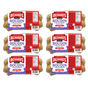 Richard's Pork Boudin Regular 16 oz Pack of 6