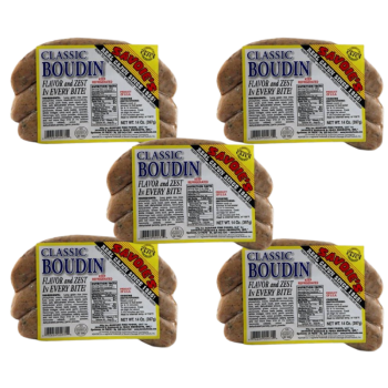 Savoie's Classic Pork Boudin 14 oz Pack of 5 Savoie's Classic Pork Boudin 14 oz Pack of 5