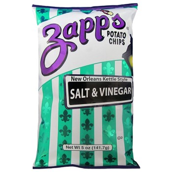 Zapp's Potato Chips Salt & Vinegar 5 Oz Zapp's Potato Chips Salt & Vinegar 5 Oz