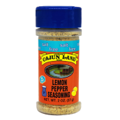 Cajun Land Salt Free Lemon Pepper Seasoning 2 oz Cajun Land Salt Free Lemon Pepper Seasoning 2 oz