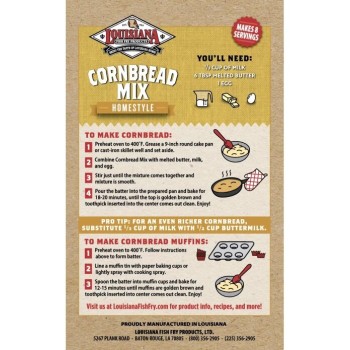 Louisiana Fish Fry Cornbread Mix Package