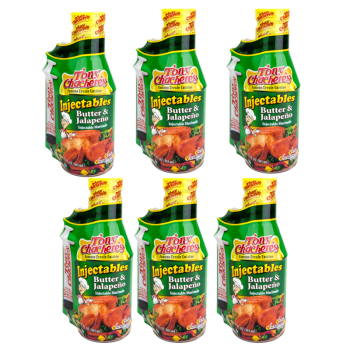 Tony Chachere's Butter & Jalapeno With Injector 17 oz - Pack of 6