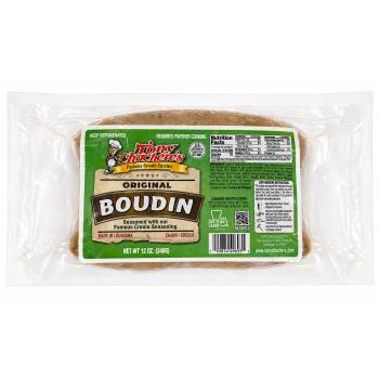 Tony Chachere’s Original Boudin 12 oz Tony Chachere’s Original Boudin 12 oz Cajun pork rice sausage